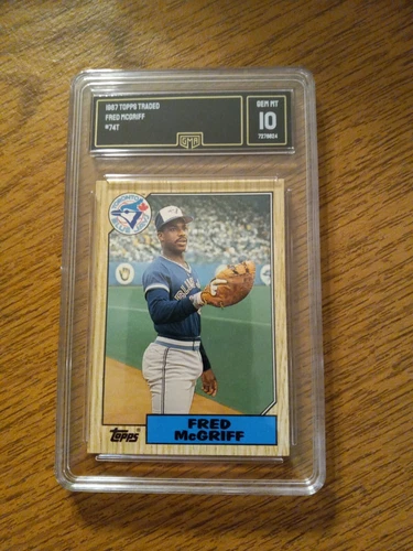 1987 Topps Traded FRED MCGRIFF #74T - GRADED 10 GEM MT