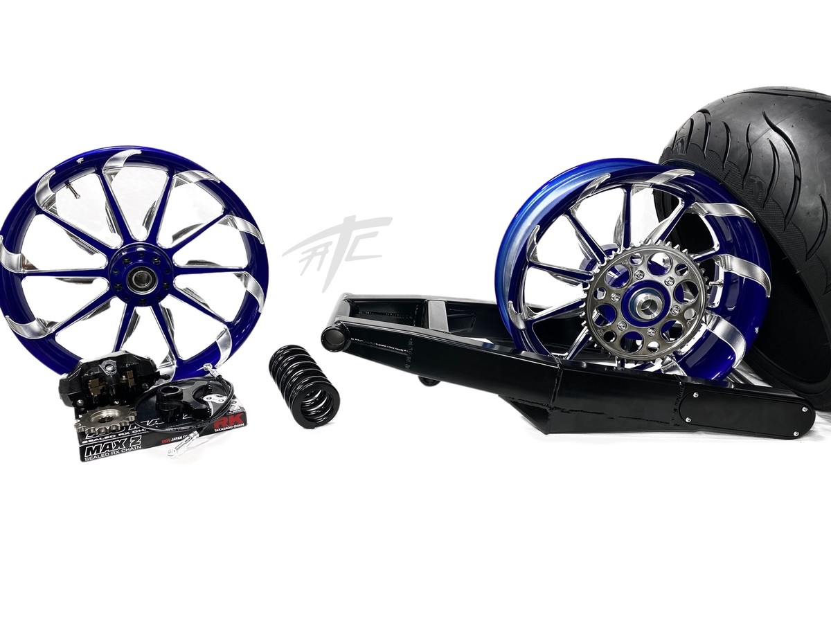 アーキタイヤ ZX-14 360 SINGLE SIDE OSD FAT TIRE KIT BLACK TORNADO 12-20