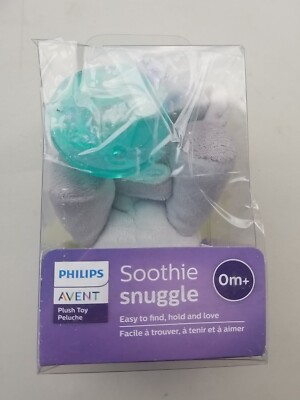 AVENT Soothing Snuggle 0-3 Months Plushy Wuth Attached Pacifier 