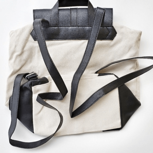 nwt Deux Lux Demi backpack black white - Picture 5 of 7