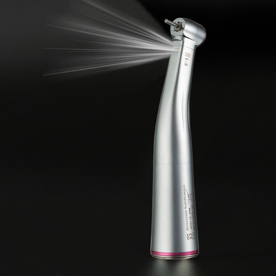 Dental 1:5 Increasing Fiber Optic LED Contra Angle Handpiece Fit Electric Motor