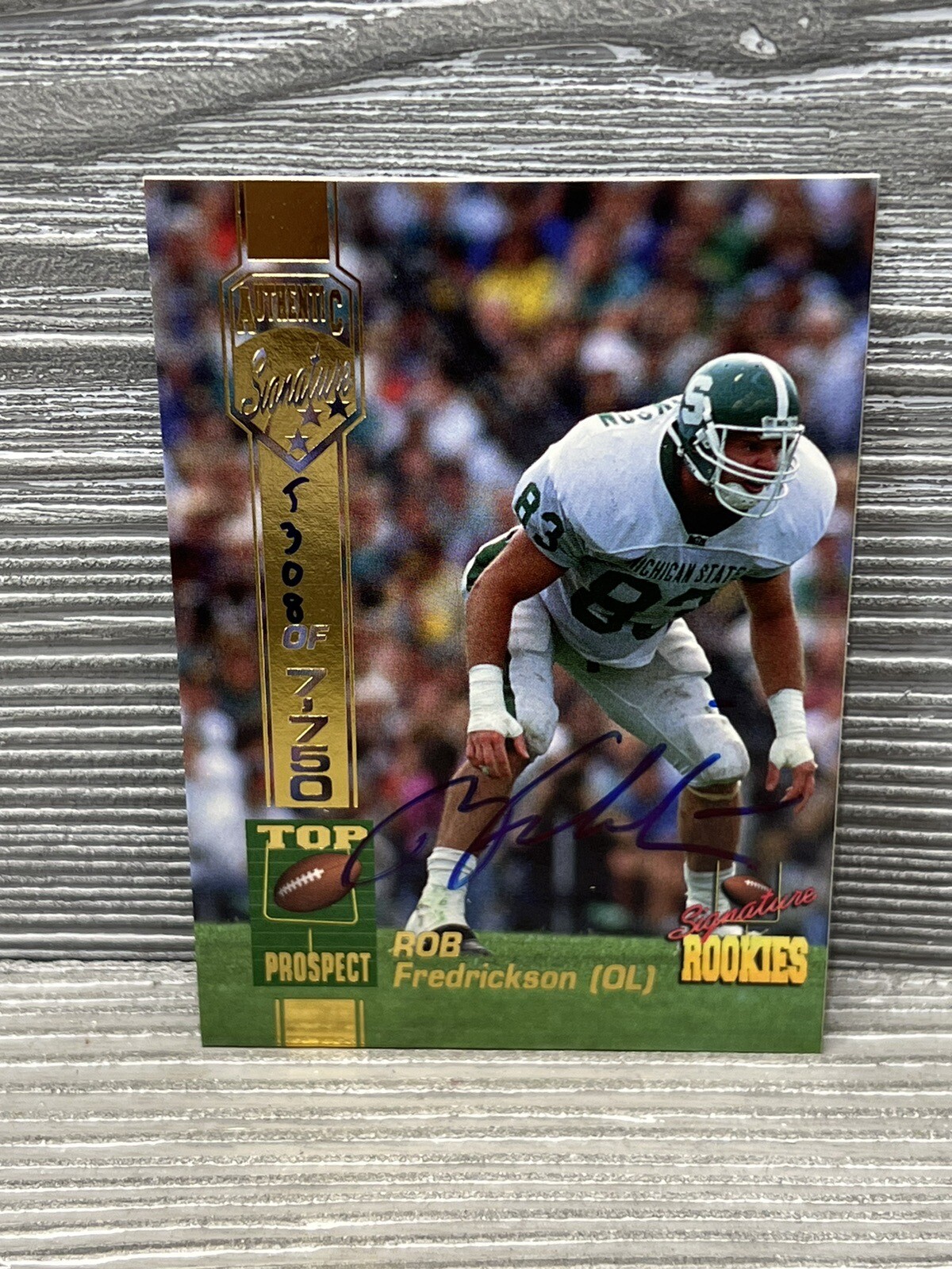 1994 Signature Rookies Autographs Rob Fredrickson #18 Michigan St. #5308/ 7750