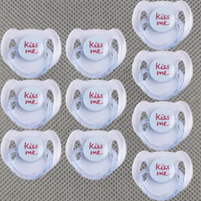 10pcs Pacifiers Magnetic Pacifier For Reborn Baby Dolls Replacement DIY Gift