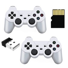Upgraded Reliable Stylish 2x Wireless Game Controllers 2.4G Receiver 64G TF Card