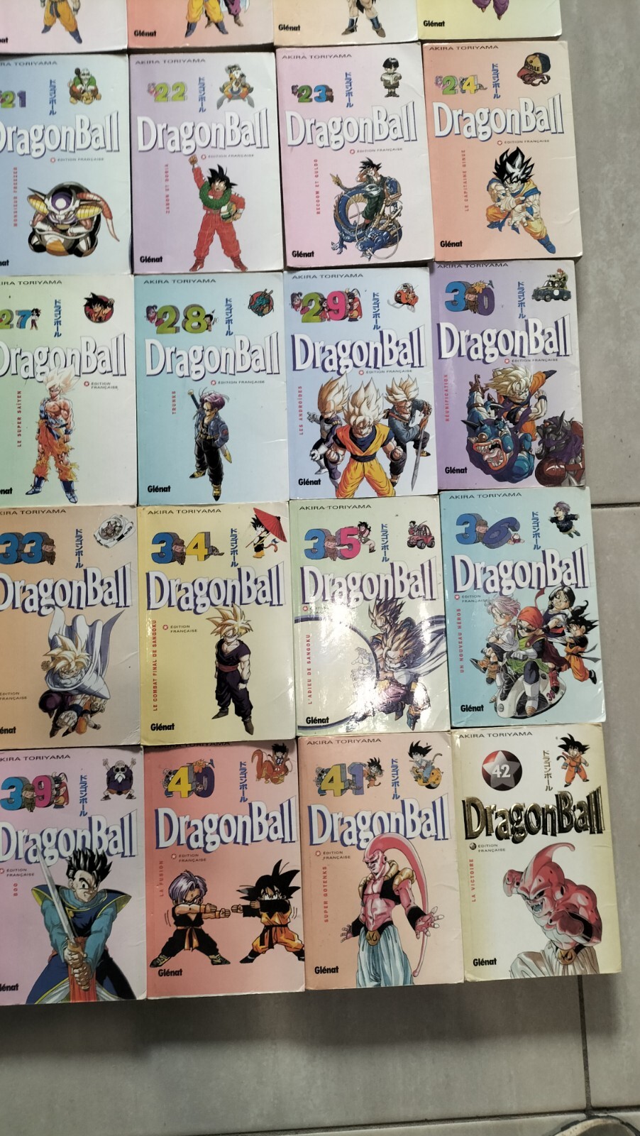 Dragon Ball Edition PASTEL. 42 Tomes Collection Complète Manga Glénat