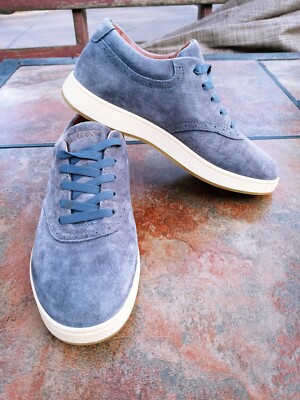 AUREUS -  Mens Sneakers  Size 8 US. ~ Blue Suede Lace Shoes