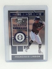 Francisco Lindor 2020 Chronicles Contenders Optic Baseball #17 Cleveland Indians