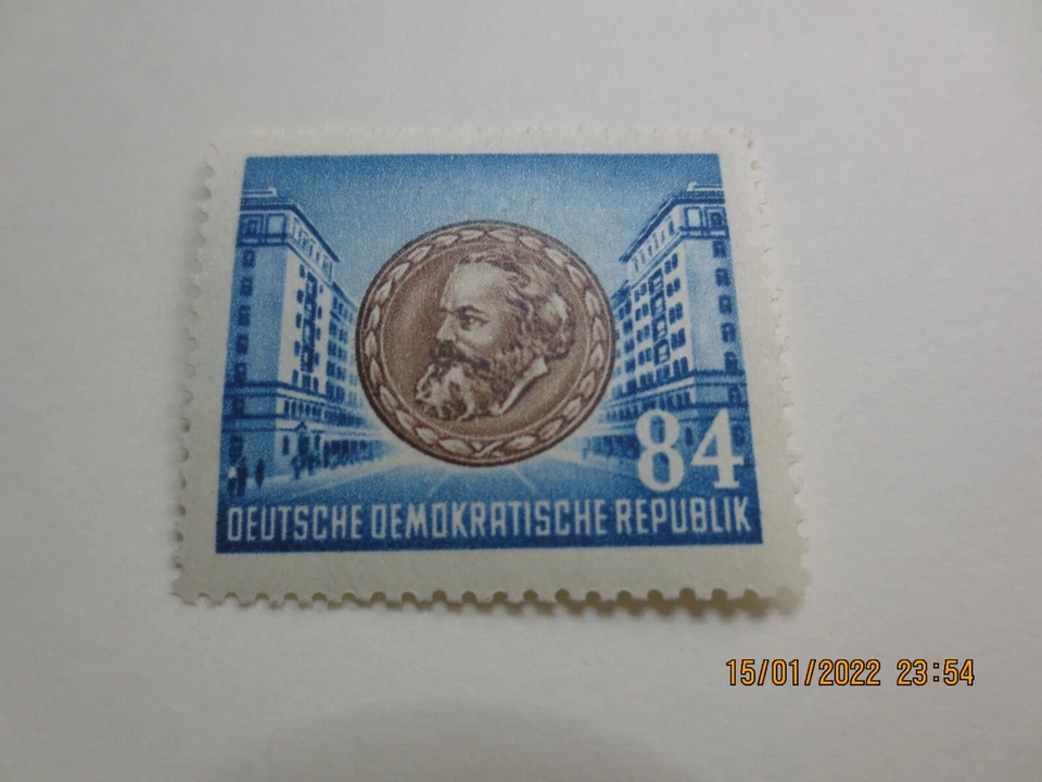 DDR 1953 Marx MiNr 353 XI G postfrisch ** 800 € - Bild 4 von 4