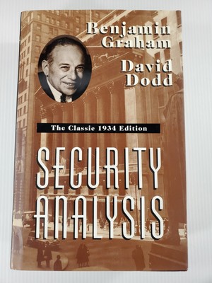 Benjamin Graham David Dodd Security Analysis The Classic 1976 Edition book