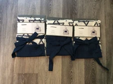 Threshold one size apron unisex two front pockets