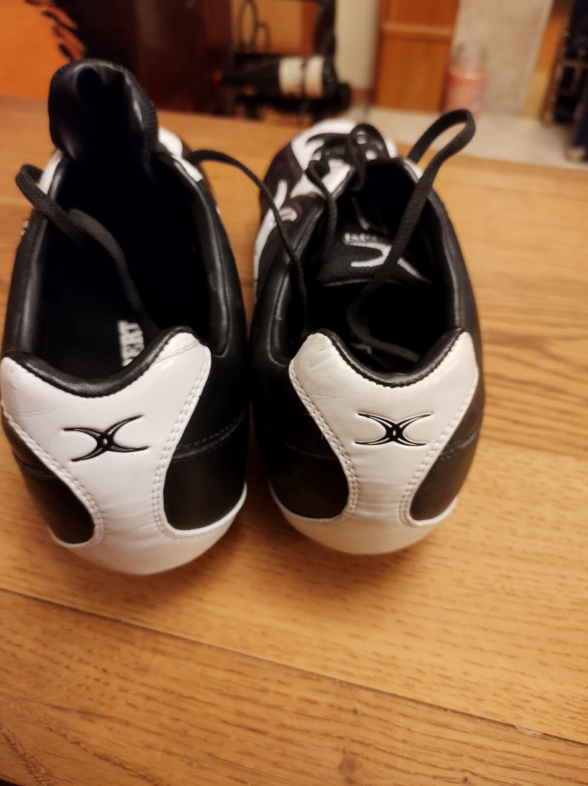 Gilbert Rugby Boots Black Swerve 8 Stud Silver UK 13 Men’s eBay