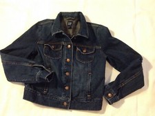 UNISEX KIDS GAP CLASSIC DENIM JACKET SIZE MEDIUM  AGE 8-9 YEARS  100 COTTON