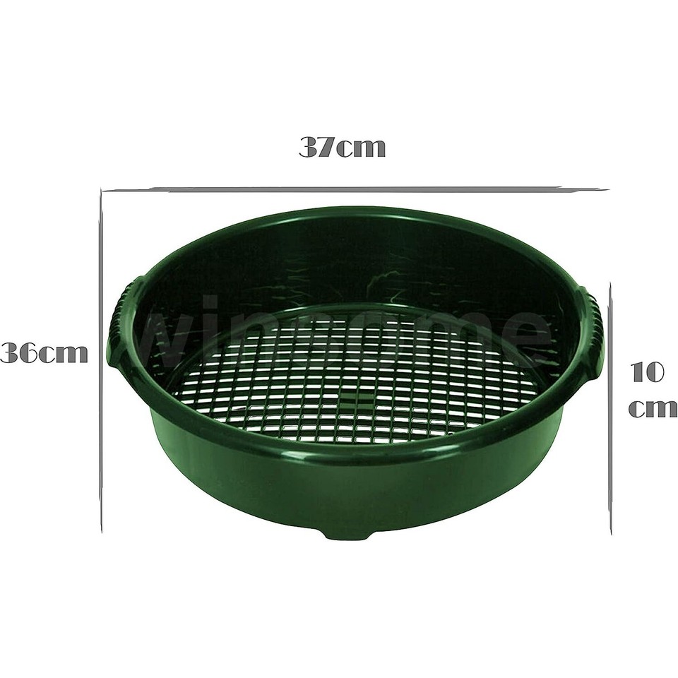 37cm Large Garden Sieve Riddle for Soil Sifter Garden Compost Gravel ...