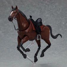 Figma 246 Horse brown Movable Aciton Figure Painted Pvc Toys Model