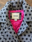 Size 7 8 Cherokee Gray Black Polka Dot Winter Girl Jacket Warm Coat — photo 2