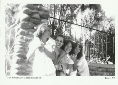 *Arizona Postcard-''Ladies Pose @ Tempe Beach Park'' (Cobblestone) *Tempe- (ID;5)