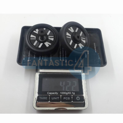 H/&H Lightweight 45mm or 55mm CNC Eazy Wheels for Brompton Bicycle easy pulling