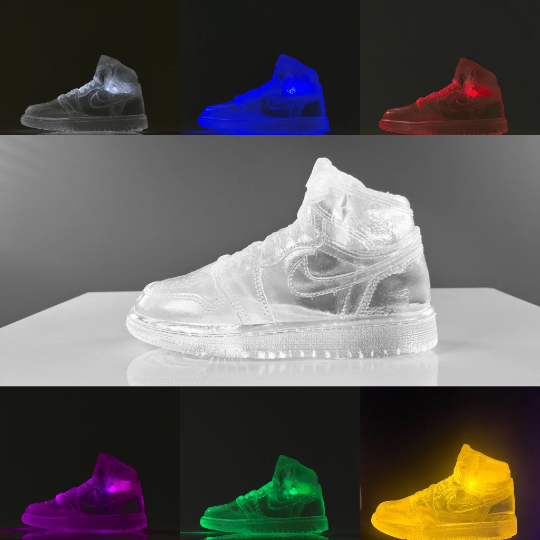 Nike Air Jordan 1 CANDKICKS Resin Epoxy Sneakers 8 in / 20 Cm LED