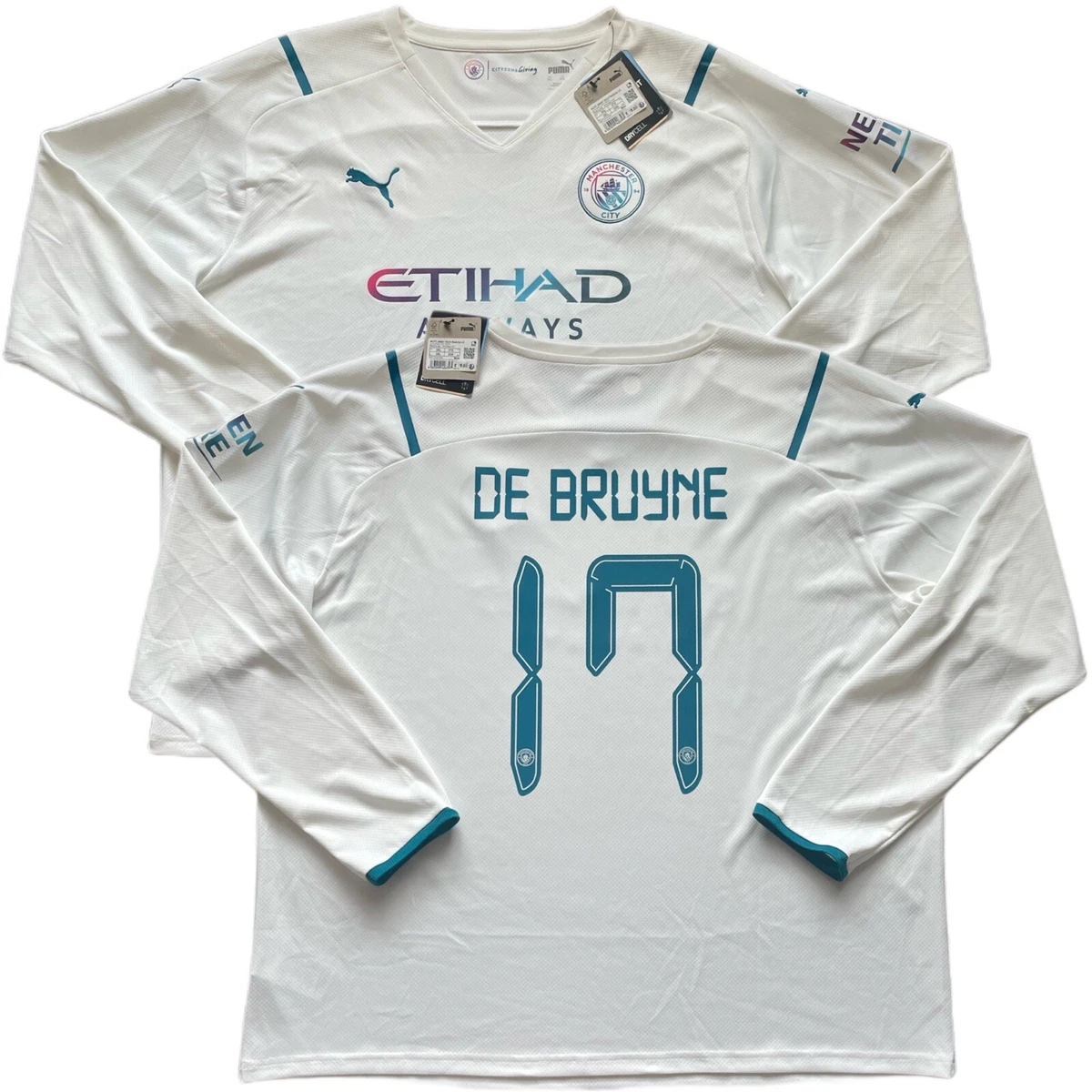 man city away kit long sleeve