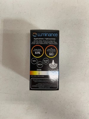 Luminance L7593-3 10W,800Lm,3000K A19 E26 LED Bulbs, Lot of 20. | eBay