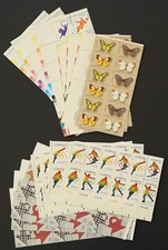 U.S. Mint Stamp Lot of 17 13c Se-tenant Plate  Blocks/12 4 Different Stamps NH