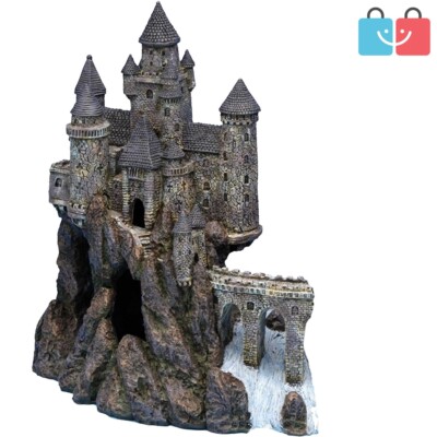 Enchanting Extra Large Wizard s Castle Part A for Freshwater & Saltwater Tanks