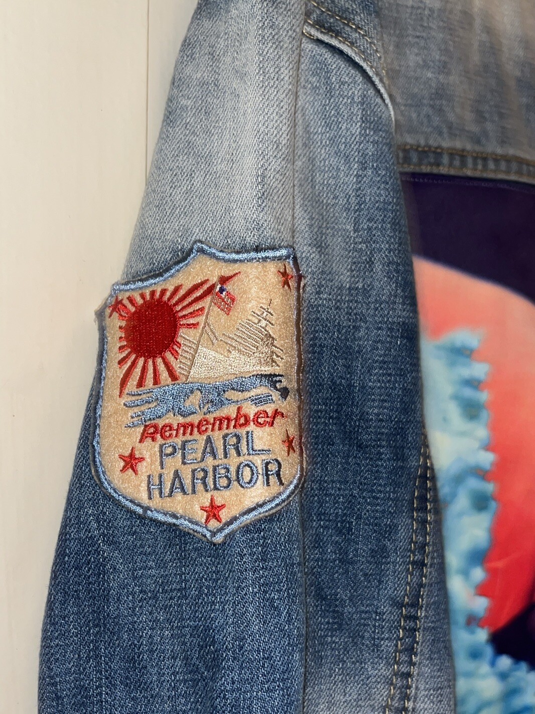 Rare Pink Floyd 1977 Oakland Coliseum Concert Denim Jacket XL NWT image 7