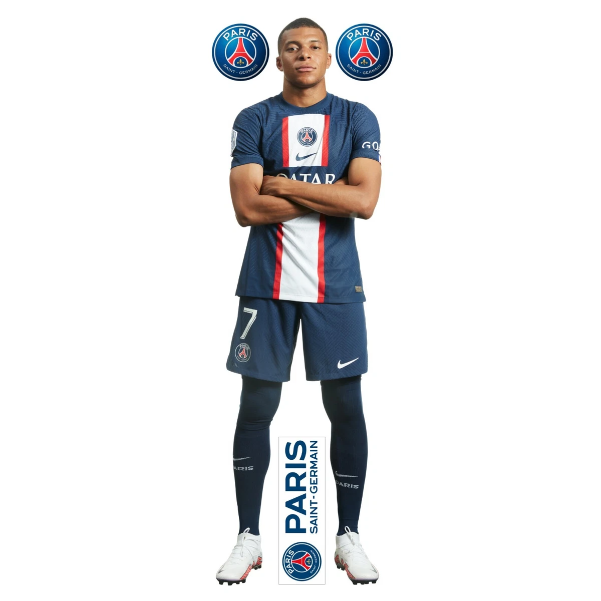 Paris Saint Germain Mbappe Player Wall Sticker