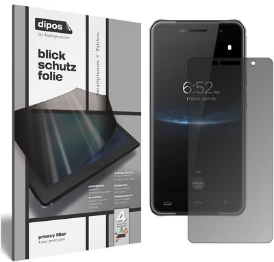 Schutzfolie für HOMTOM HT37 Pro Blickschutzfolie matt Folie Display Schutz dipos