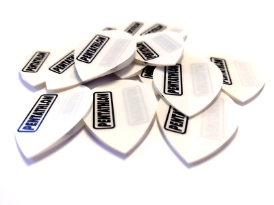 Pentathlon Plain White Pear Shape Dart Flights 5 Sets 15 pieces DartsClearance