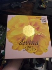 Vince Camuto Divina 4pc Set 3.4 oz Spray 0.34 oz EDP Mini 2.5 oz B/Lotion S/Gel
