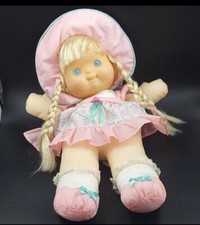 Fisher Price Puffalump Kids Doll Blue Eyes Pink Dress 1992