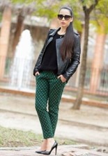 Zara Super Soft Lambskin Black Leather Biker Jacket - Gold Studs - Size Xs