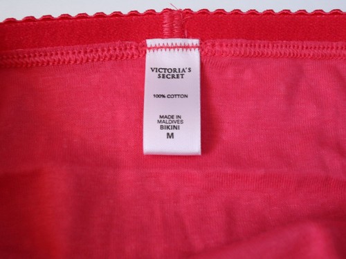 NEW Victoria's Secret VTG Y2K 100% Cotton Signature Bikini Panty MEDIUM - Picture 4 of 5
