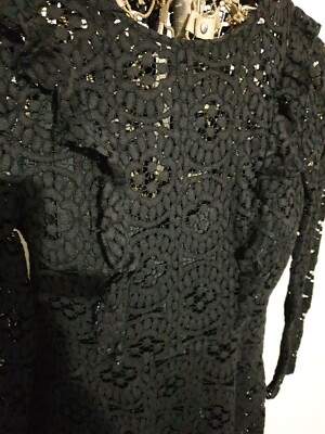 magnifique robe doublée été 100 % ramie ( lin ) Camaieu taille 40