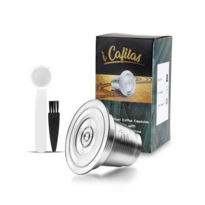 i Cafilas Stainless Steel Coffee Capsule Pod For Philips L'OR Barista Expresso