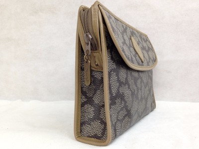 ysl clutch brown