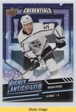 2022-23 Upper Deck Credentials Highly Anticipated Jordan Spence #HA-25 READ 12g7