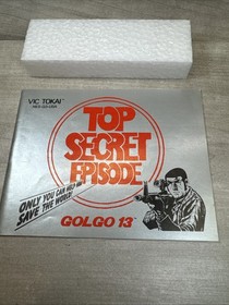 Golgo 13: Top Secret Episode Nintendo Entertainment System NES Complete CIB EUC