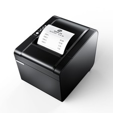 80mm USB Thermal POS Receipt Printer Black