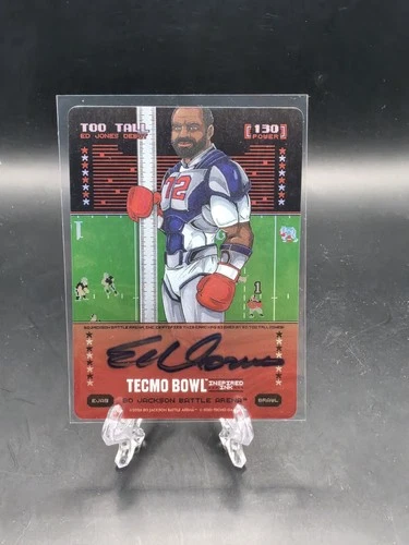 Bo Jackson Battlearena Tecmo Bowl Ed Too Tall Jones Brawl Auto SSP