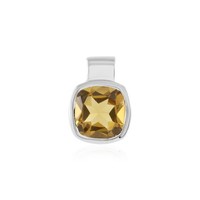 Cavill AnhäNger Champagner Quarz 3,05Ct 925 Silber Kissenschliff