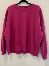 Calvin Klein Performance Hot Magenta Crew Neck Long Sleeve Sweatshirt XL