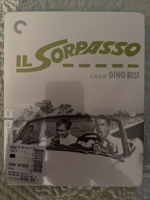 Il Sorpasso 1962 The Criterion Collection Blu-ray 2014 Dino Risi New Sealed