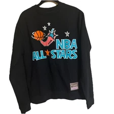 Mitchell & Ness NBA All-Stars Crewneck Sweatshirt S Hardwood Classics 90s