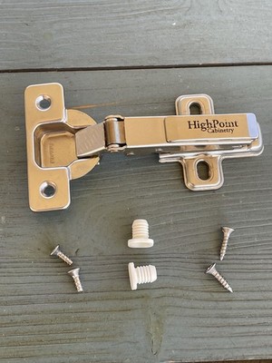 Salice 2P8 Cabinet Door Hinge w/ Base Plate & Screws Self Close