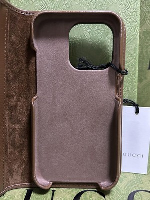 GUCCI iPhone 15 PRO Case, Notebook Style, Card Storage | eBay