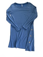 Korsis Long Sleeve Button Side Dress - Size L