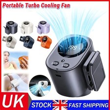2026 Car Clip on 360� Air Conditioner Fan with LED Display,USB Rechargeable Fan