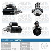 Meat & Doria Starter FüR Peugeot Boxer Kasten CitroëN Jumper 250 100 Multijet